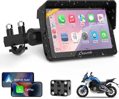 Produktbild von Motorradnavigation – GPS-Display – Navigationssystem – Telefonhalterung – 5-Zoll wasserdichter Touchscreen