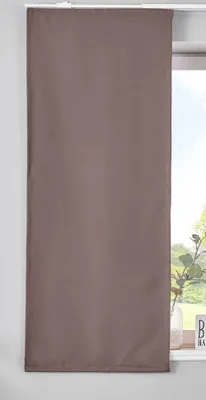 Produktbild von Verdunkelung Schiebegardine »NewYork« HxB 145x60 cm Taupe Flächenvorhang Paneelwagen Blickdicht Thermo-Schiebevorhang, 202020680