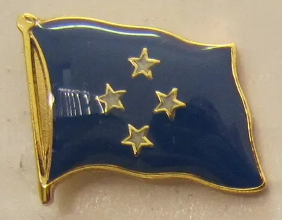 Produktbild von Mikronesien Pin Anstecker Flagge Fahne Nationalflagge