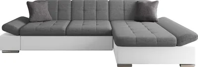 Produktbild von MIRJAN24 Ecksofa Malwi mit Regulierbare Armlehnen Eckcouch mit Schlaffunktion und Bettkasten, L-Form Sofa vom Hersteller (Soft 017 + Lux 05 + Lux 06, Ecksofa: Rechts)