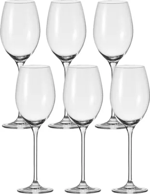 Immagine prodotto di LEONARDO 061632 Salute 061632 Calice da vino bianco, vetro, 395ml, h 25cm, trasparente (6 pezzi)
