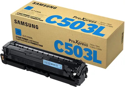Zdjęcie produktu dla Samsung CLT-C503L, 5000 stron(y), Cyjan, 1 szt.