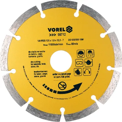 Obrázek produktu pro VOREL 08712, 12,5 cm, 1 kusů