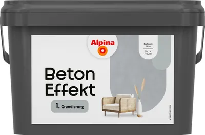 Produktbild von Alpina Grundierung für Effektfarben Beton grau 2,5 L