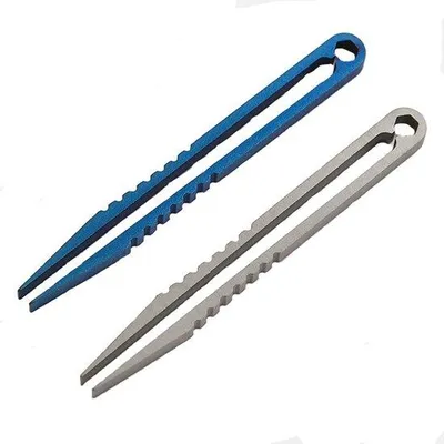 Produktbild von Mini-Pinzette tragbar - Titanlegierung für Reisen und Outdoor-Aktivitäten