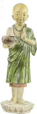 Image de Statue de moine mendiant -- 3050 g ; 24x22x63 cm