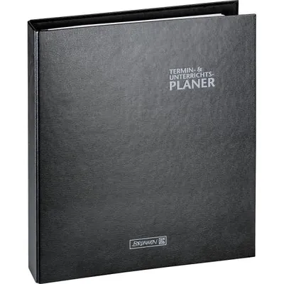 Produktbild von BRUNNEN 1075765903 Ringbuch-Kalender mit Einlage Lehrerkalender Termin- & Unterrichtsplaner 2022/2023 Lehrer-Sortiment 2 Seiten = 1 Woche Überformat A4: ca. 28 x 31,5 cm Baladek-Einband schwarz