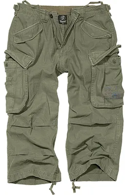 Obrázek produktu pro Pánské kraťasy Brandit Industry Vintage Cargo 3/4 Shorts olive - L