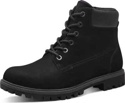 Produktbild von Tamaris Lederstiefelette - Schwarz Leder
