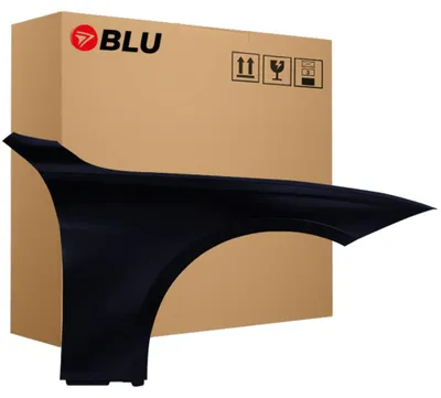 Productafbeelding van BLU Spatbord geschikt voor BMW F30 F31 F35 475 Rechts Zwart SchwarzerSaphir | 2012-2019 | Voorzijde | Gelakt | Montageklaar