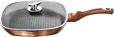 Obrázok produktu pre GRANITOVÁ GRILOVACIA PANVICA 28 cm BERLINGER HAUS ROSE GOLD BH-1610