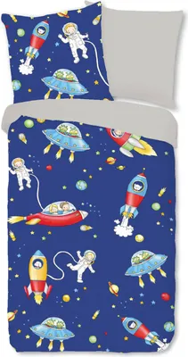 Produktbild von Weltraumfreunde Bettwäsche Digitaldruck ESPiCO Sleep and Dream 135 cm x 200 cm