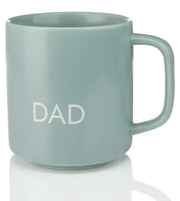 Keramik-Kaffeetasse mit Henkel, grün, 250 ml, Vatertagsgeschenk