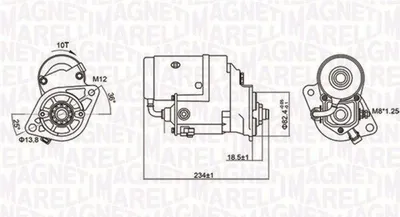 Produktbild von MAGNETI MARELLI 063721154010 Starter Anlasser 2,2kW für TOYOTA LAND CRUISER (KDJ12, GRJ12) 12V