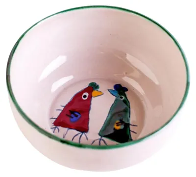 Produktbild von Müslischale 12,50 cm "Hühner" flach