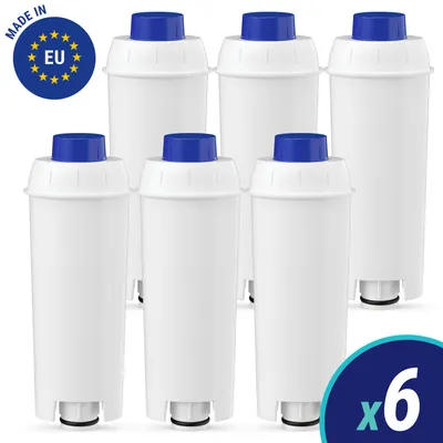Produktbild von AquaFloow 6er Ersatz-Wasserfilter für DeLonghi Kaffeevollautomaten DLSC002 / SER3017