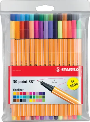 Obrázok produktu pre Fineliner Stabilo point 88 neon 30 Farben