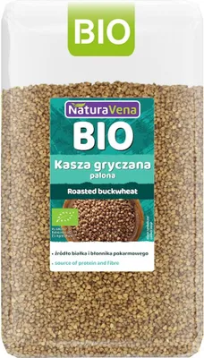KASZA GRYCZANA PALONA BIO 1 kg - NATURAVENA