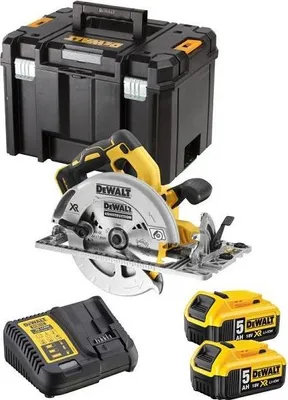 Zdjęcie produktu dla Dewalt Pilarka Tarczowa 18V 184Mm 2X5,0Ah Tstak Dcs572P2