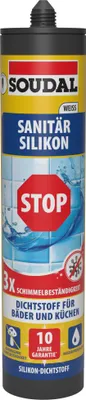 Produktbild von Soudal Sanitär-Silikon Schimmelstop weiß 300 ml