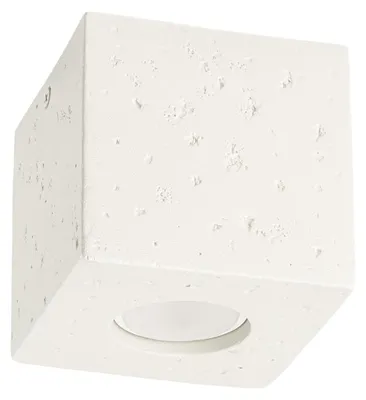 Produktbild von Deckenstrahler Aufputz Beton Beige GU10 Modern gemütlich elegant akzentuiert Wohnzimmer Küche Schlafzimmer B:10 cm Deckenleuchte Flur