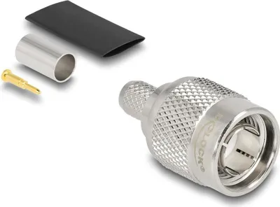 Obrázok produktu pre DeLOCK 91776, TNC, Mosadz/nikel, 75 ohm, Strieborná, Taiwan, 14,5 mm