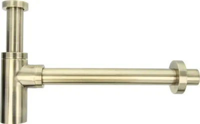 Produktbild von tecuro DESIGN Flaschensiphon Rohrgeruchsverschluss - Messing bronziert