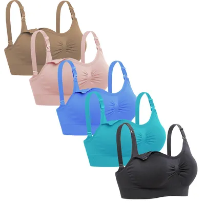 Produktbild von Lataly Damen Still-BH ohne Bügel, 5 Pack2, Medium