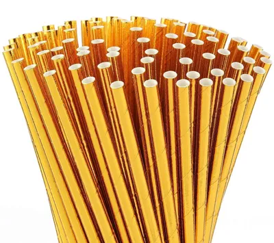 Immagine prodotto di Cannucce biodegradabili, multicolore, 100 pezzi, 20 cm