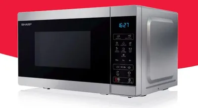 Immagine prodotto di Sharp YC-MS02E-S forno a microonde Argento Solo microonde Superficie piana 20 L 800 W