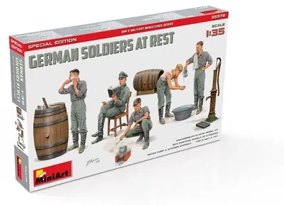 Image de MiniArt 1:35 Fig. Soldats allemands au repos (5) SE