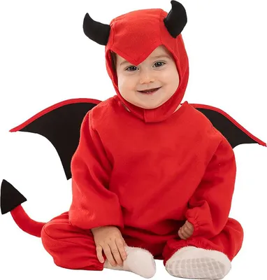 Produktbild von Teufel Kostüm für Babys Kindergröße: 62-68