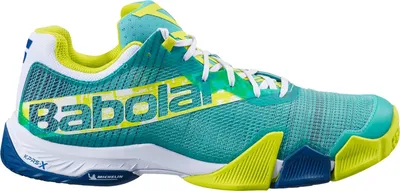 Productafbeelding van Babolat Jet Premura padel-tennisschoenen, sportieve schoenen, groen/geel/wit, modelnummer 30S21752-8004, schoenmaat: 44.5 EU