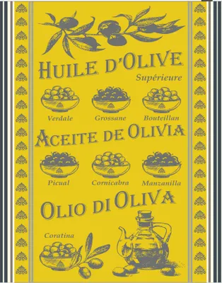Produktbild von Geschirrtuch aus Baumwolle Olivenöl