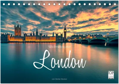 Produktbild von Weltmetropole London (Tischkalender 2025 DIN A5 quer), CALVENDO Monatskalender