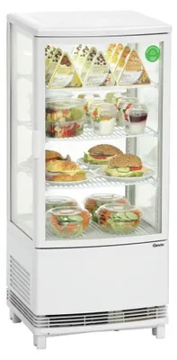 Productafbeelding van Bartscher Mini-koelvitrine, 86 liter, afmetingen: 4,35 x 4,25 x 9,8 cm; artikelnummer: 700678G