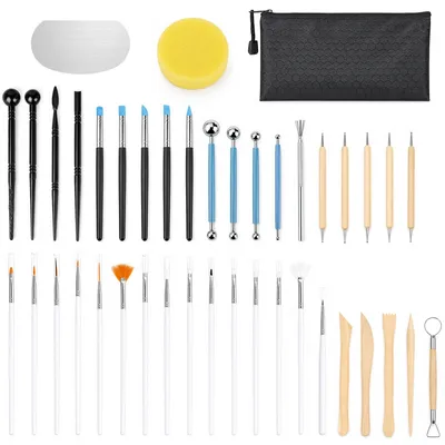 42-tlg. Modellierwerkzeug-Set für Ton & Keramik