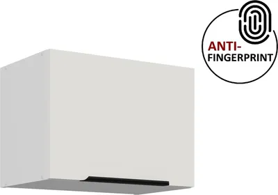Produktbild von Küchen Hängeschrank 50 cm ARIA Weiss ultra matt + Weiss matt, hochwertige Fronten mit Anti Fingerprint Beschichtung Küchenzeile Küchenblock