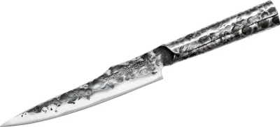 Immagine prodotto di Coltello multiuso Samura-Meteora, acciaio Damasco VG10, 17,4 cm, argento/nero