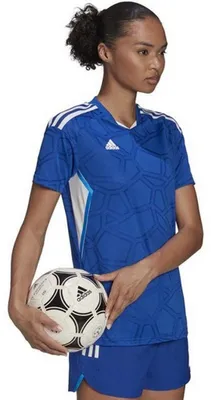 Produktbild von Adidas - "Condivo 22 Match Day" T-Shirt für Damen PP4577 (L) (Blau)