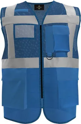 Produktbild von Korntex KXEXQ | Multifunkitons-Warnweste Mesh Multifunction Vest - Farbe: Navy - Größe: 3XL