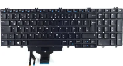 Produktbild von Tradebit - Tastatur für Dell | Modelle: Precision 7530 7540 7730 7740 M7530 M7730 | Deutsch DE QWERTZ | Volle Kompatibilität | Hochwertige Materialien |