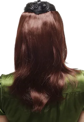 Produktbild von WIG ME UP Halbperücke Clip-In glatt rotbraun N535-A-33