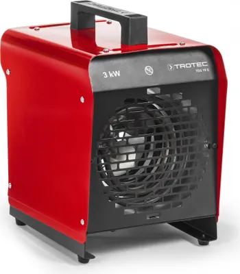 Produktbild von TROTEC TDS 19 E Elektroheizgebläse (max. 3 kW) Temperaturregelung mit zwei Heizstufen, Kondensfreie Wärme – kein Sauerstoffverbrauch – deshalb optimal zur Innenraumbeheizung geeignet