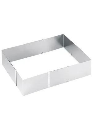 Produktbild von GEFU Backrahmen Uno Backrahmen aus Edelstahl rostfrei, 30-57x18,5-31x8,5 cm, verstellbar