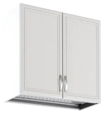Immagine prodotto di Pensile da cucina con scolapiatti SILVARA - larghezza 80 cm, pino andersen / bianco