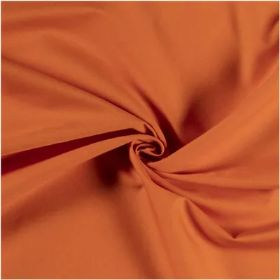 50x150cm Baumwollstoff Oeko - Tex 100 Meterware am Stück Fahnentuch Cretonnev dunkelorange