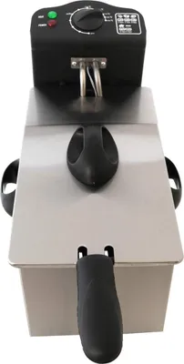 Produktbild von DESKI 3 Liter 2000 Watt Edelstahl Kaltzonen-Fritteuse Friteuse 613-400959