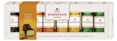 Zdjęcie produktu dla Niederegger, klasyczne wariacje marcepanu, zestaw 4 smaków, 100g