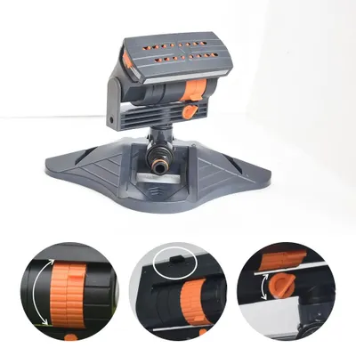 Produktbild von Automatischer Gartensprinkler, Schwenksprinkler, Gartenschaukelsprinkler, einstellbares Bewässerungssystem für Rasen und Parkanlagen